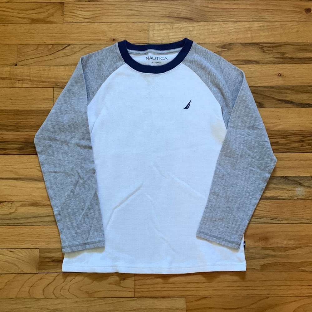 Nautica Boys Thermal Colorblock L/S Tee